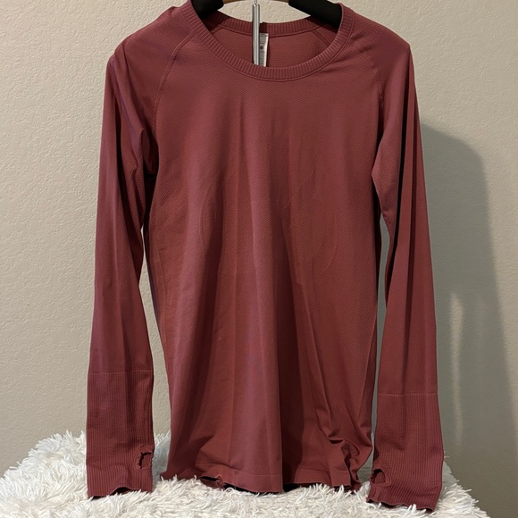 CRZ YOGA Long Sleeve Top - Dusty Rose - Picture 1 of 5
